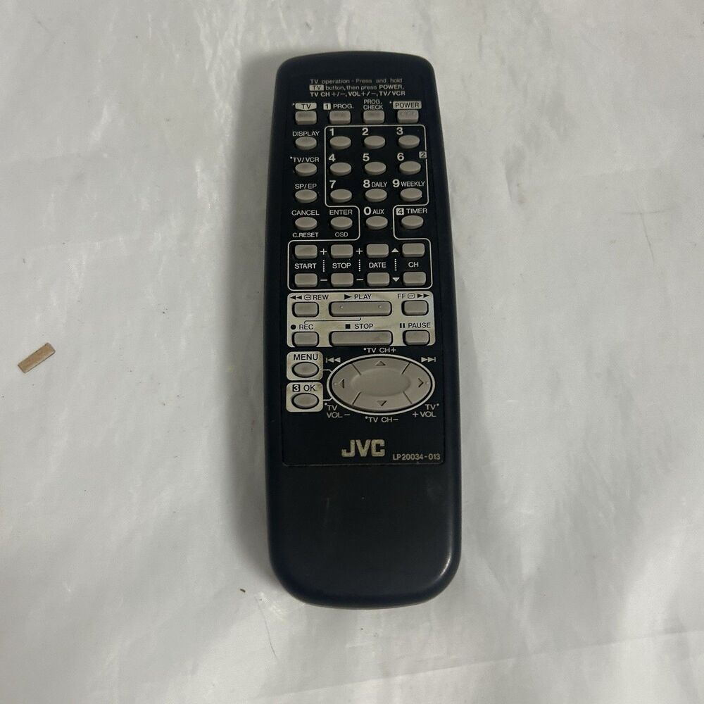 JVC LP20034-013 MBR Remote Control for TV/VCR HR-A54U